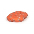 Medium+ Orange Hare Print Cushion Dog Bed - Danish Design Woodland Hare 27" - 68cm